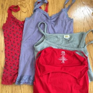 Bundle of 4. Women’s tank tops. 3 of them Size L and 1 Size M